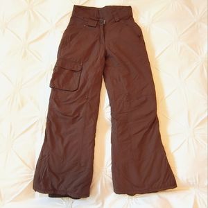 Firefly Y2k chocolate brown snowboard pants. Size S.